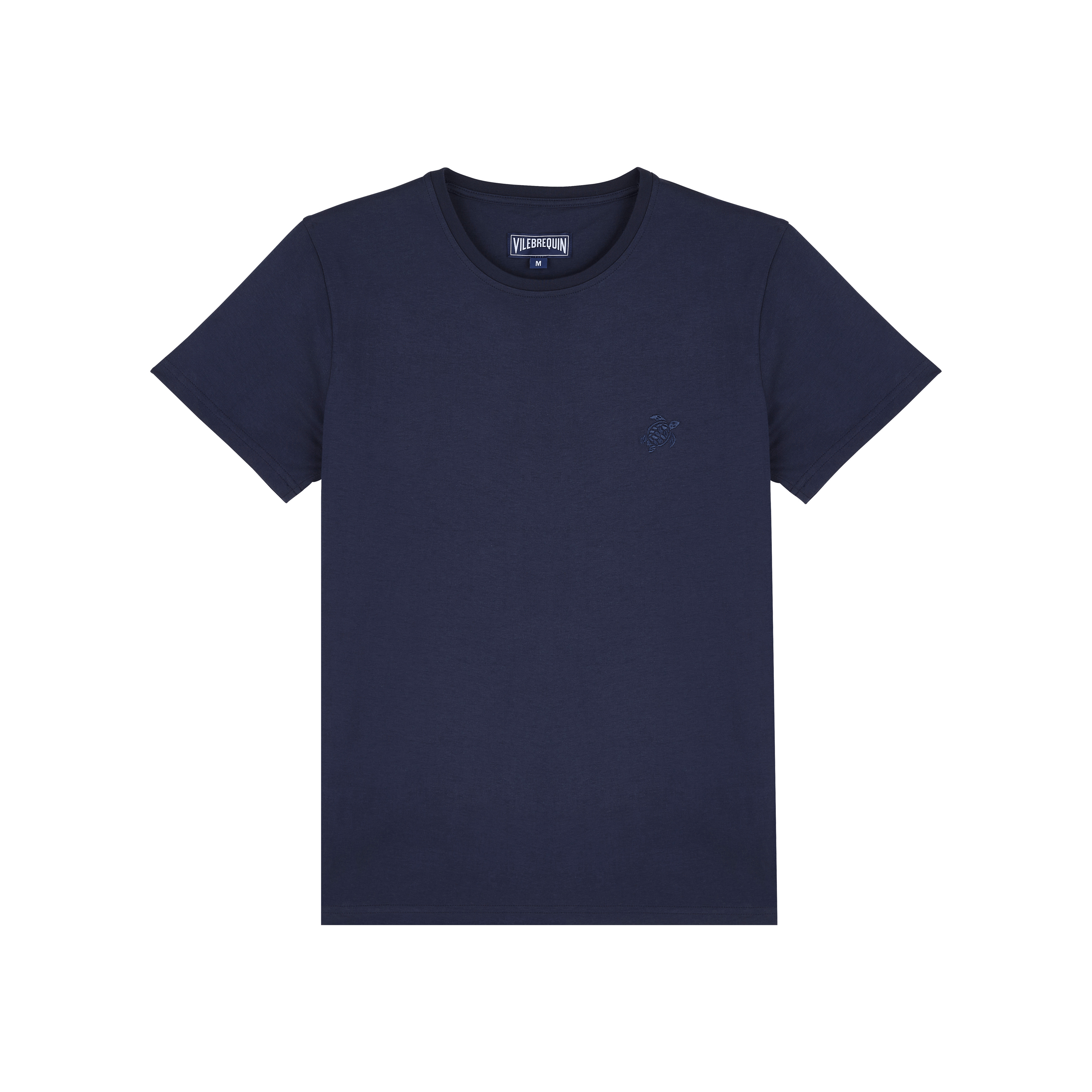 Men Organic Cotton T-shirt Monoi Turtles Back Print - 1
