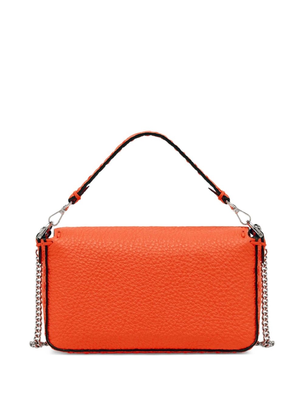 textured leather crossbody bag - 3