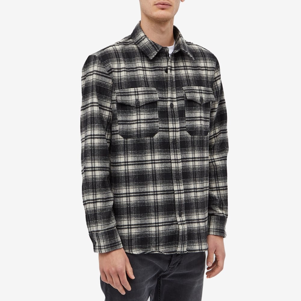 A.P.C. Leo Wool Check Overshirt - 3