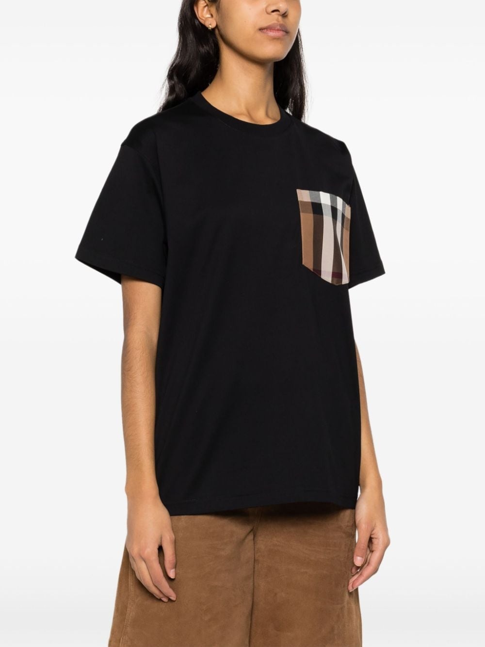 Carrick Burberry-check T-shirt - 3