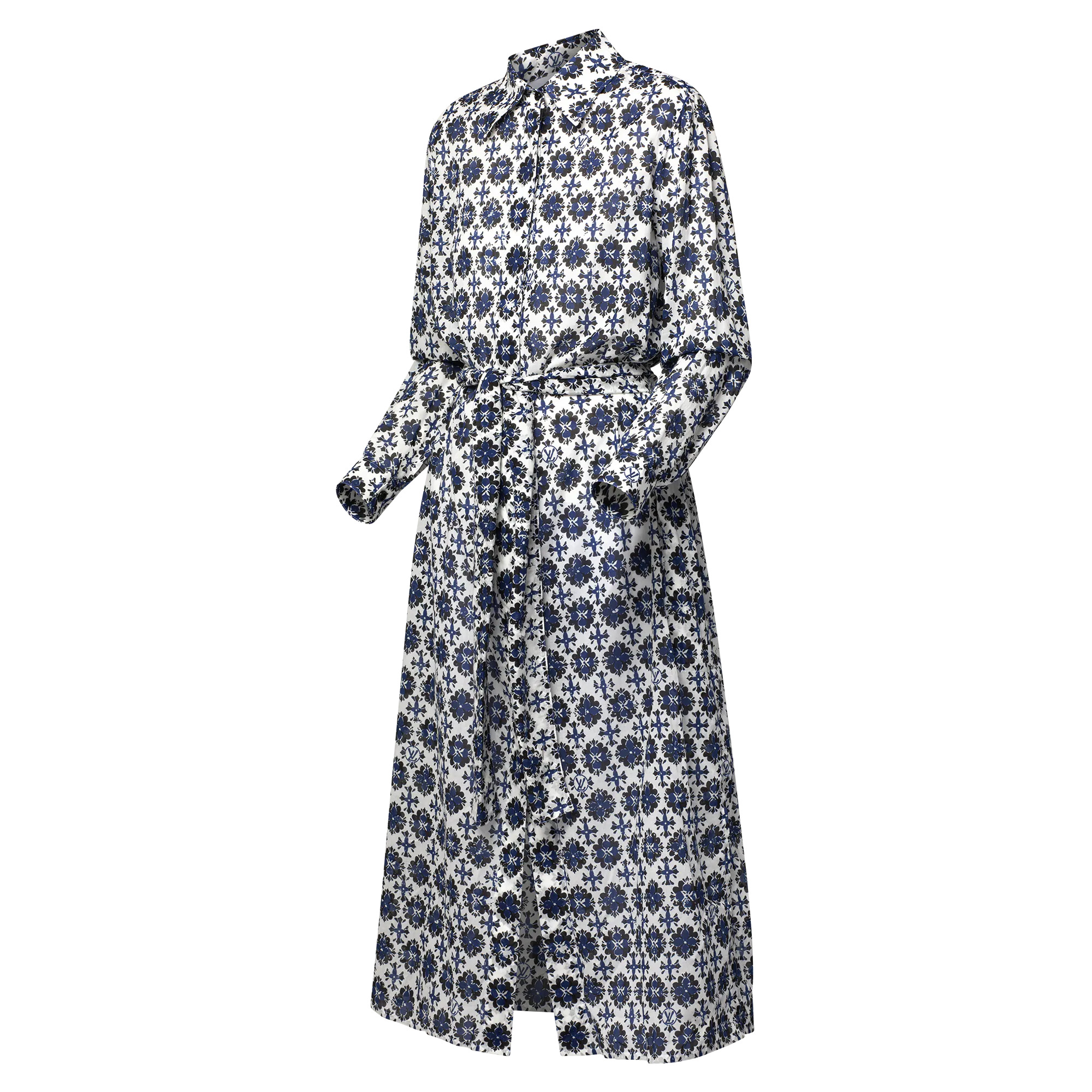 3D Monogram Tile Fil Coupé Shirt Dress - 2
