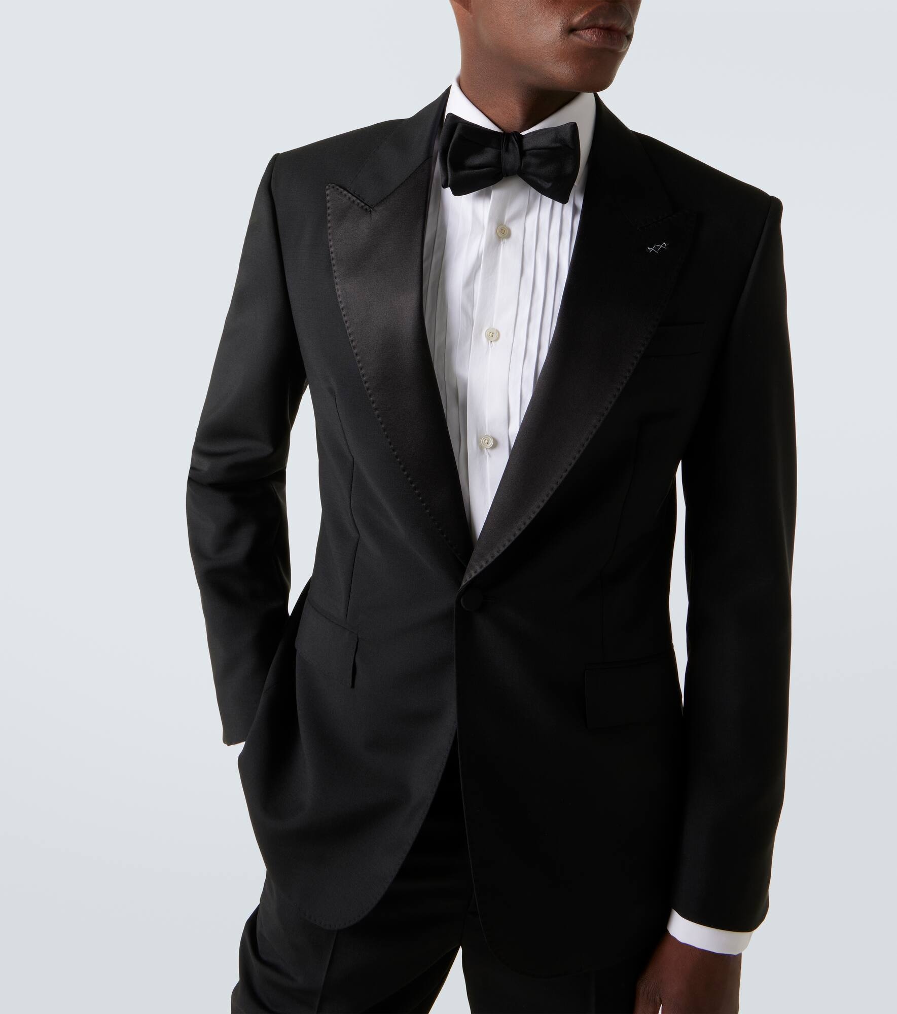 Wool and mohair blazer - 5