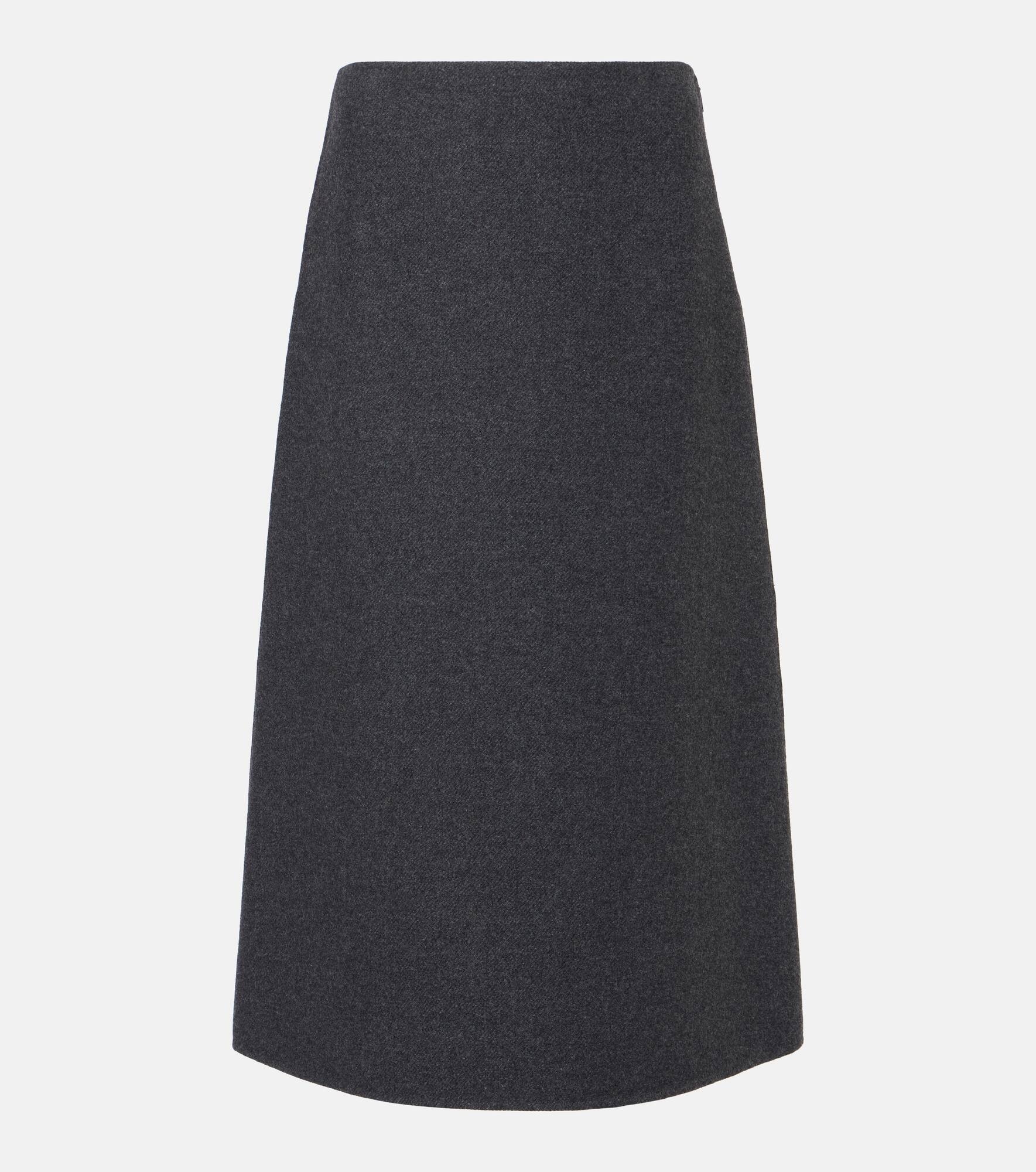 Lison wool-blend midi skirt - 1