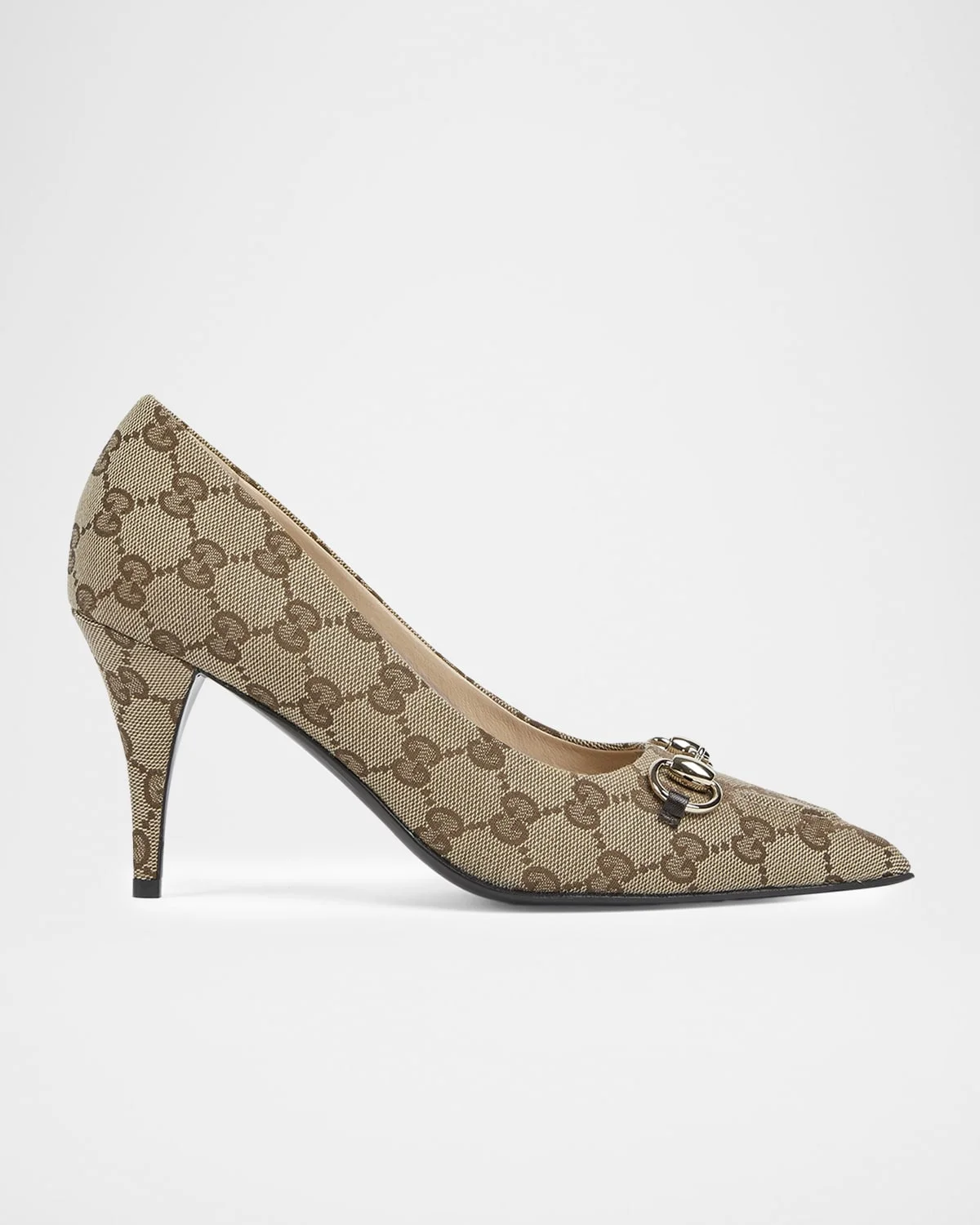 85mm Erin GG Monogram Canvas Pumps - 1