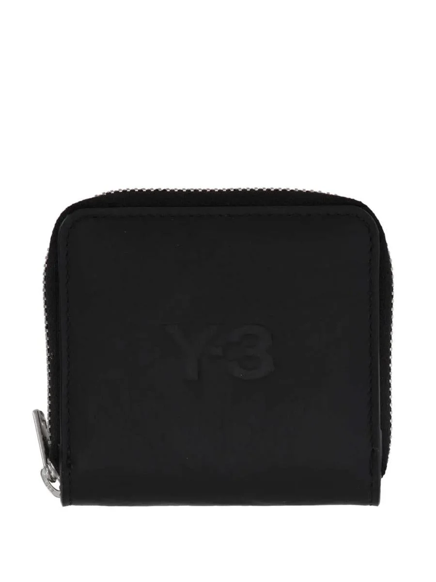 Y-3 Adidas Zip-Around Leather Wallet Accessories - 1