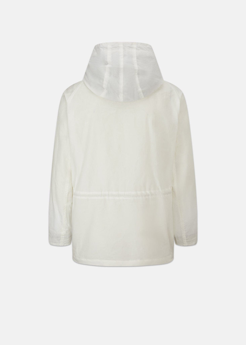 GLOVERALL Men's Faraday Cagoule Jacket White outlook