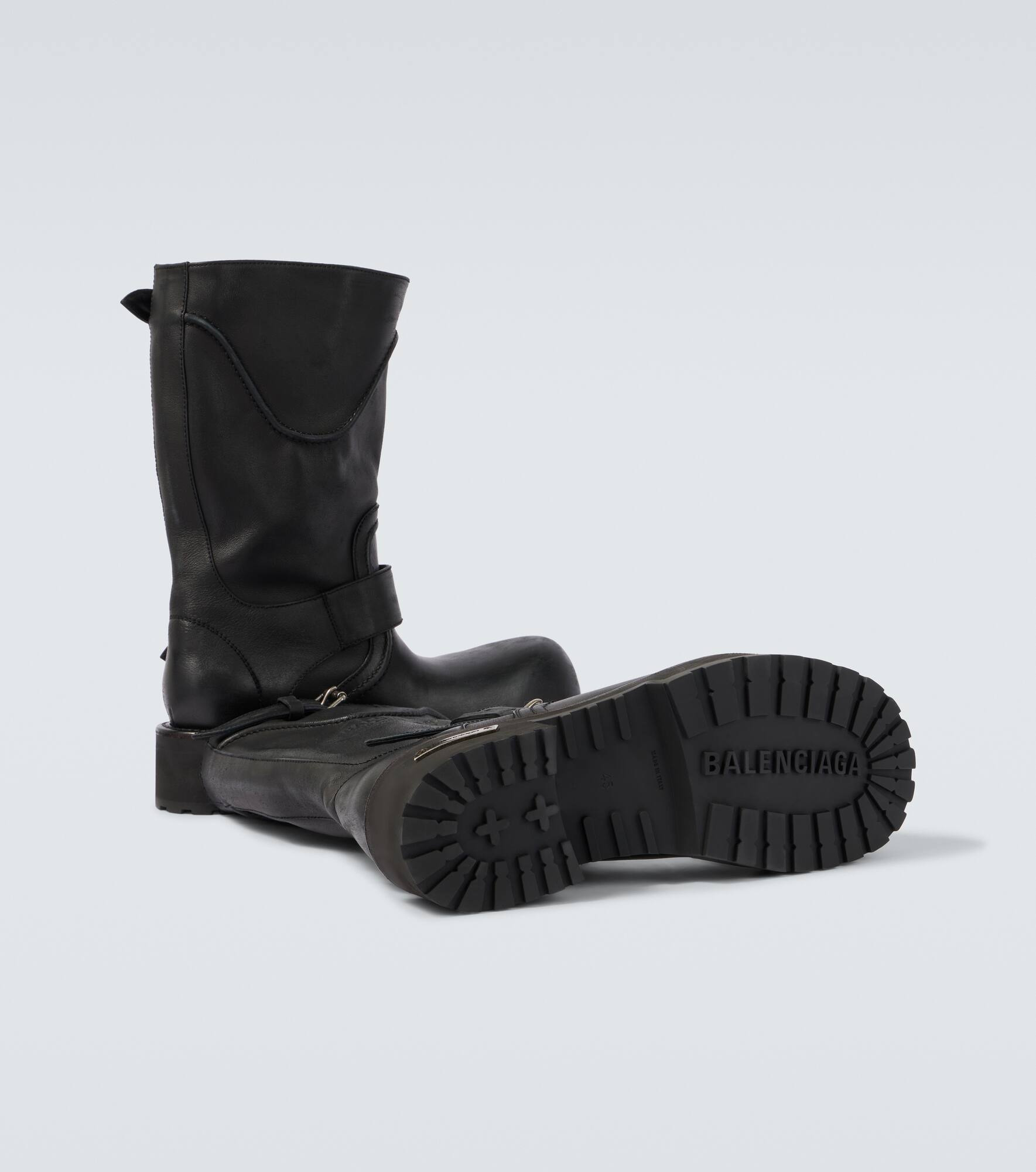Venom leather biker boots - 7