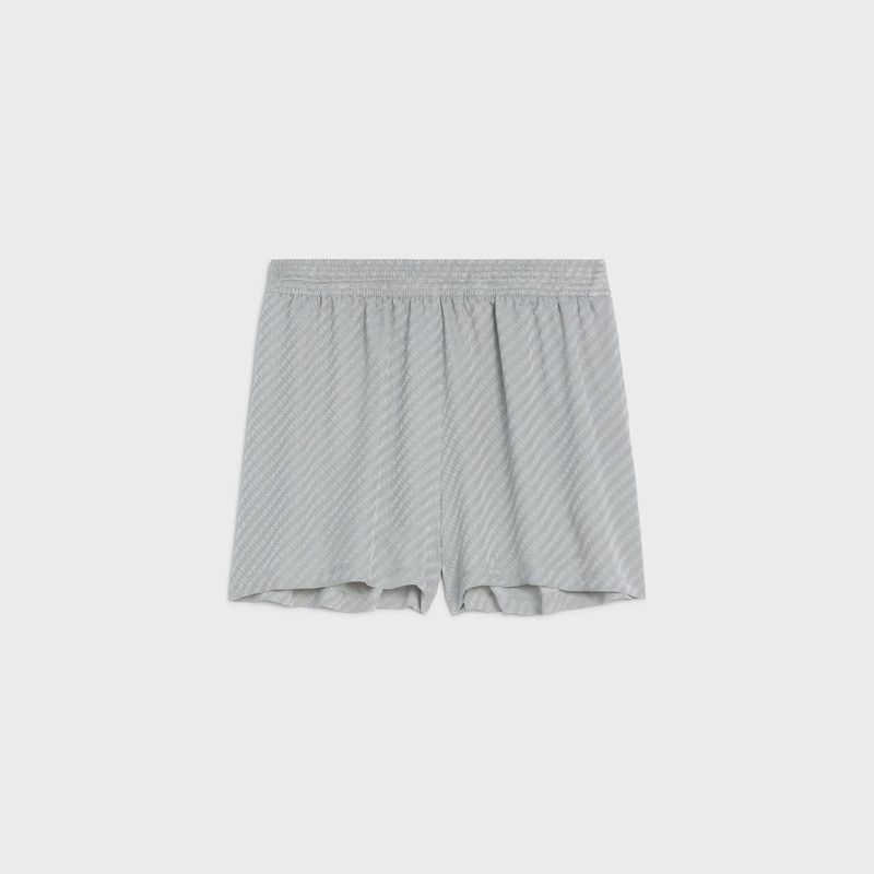 SHORTS IN SHINY MATTE SILK 1