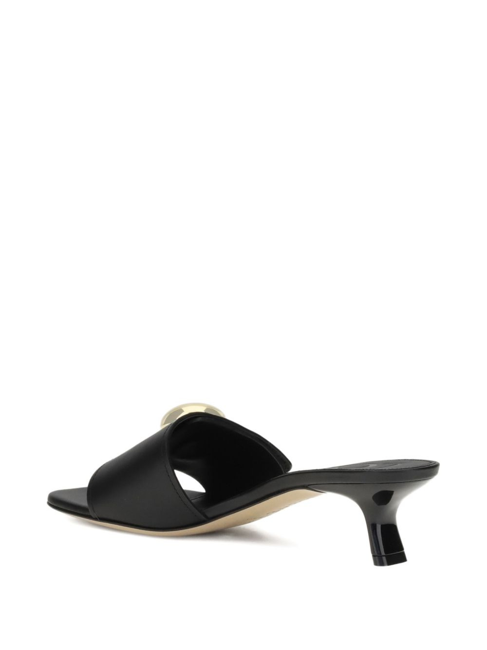 450mm pebble-embellished leather sandals - 3