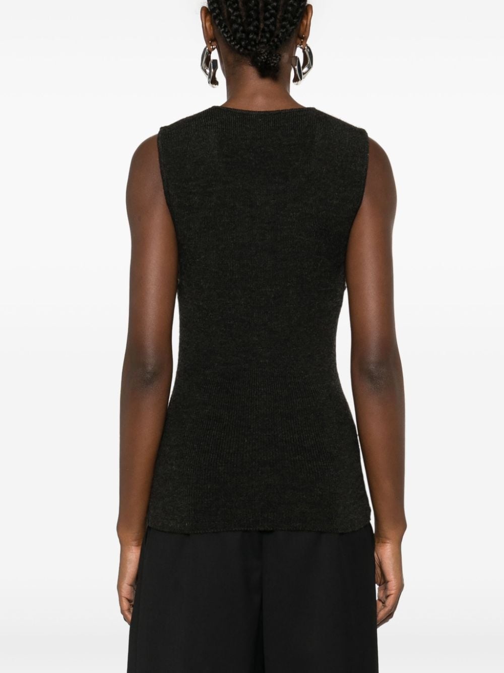 ribbed-knit top - 4