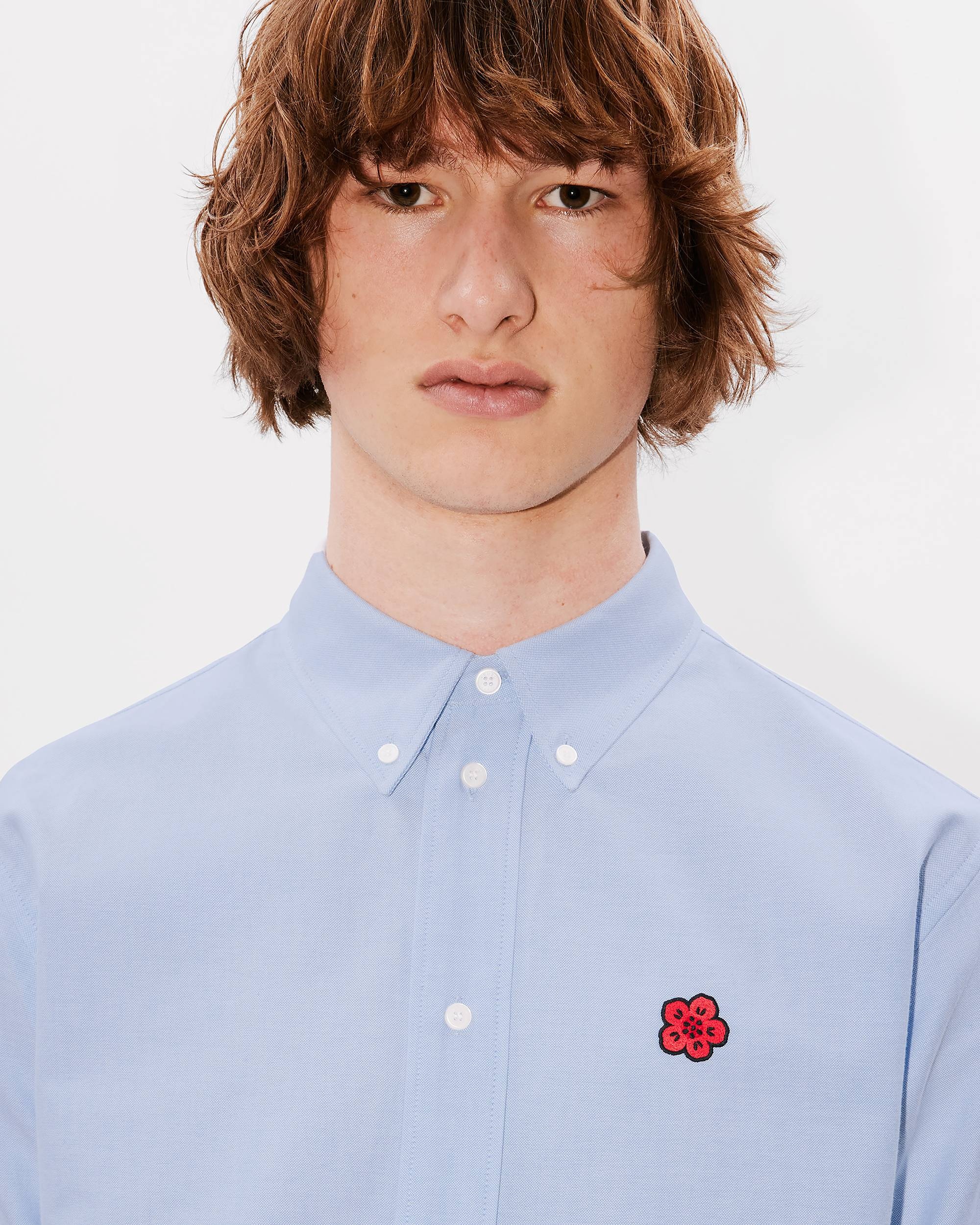 'Boke Flower' embroidered casual shirt - 6