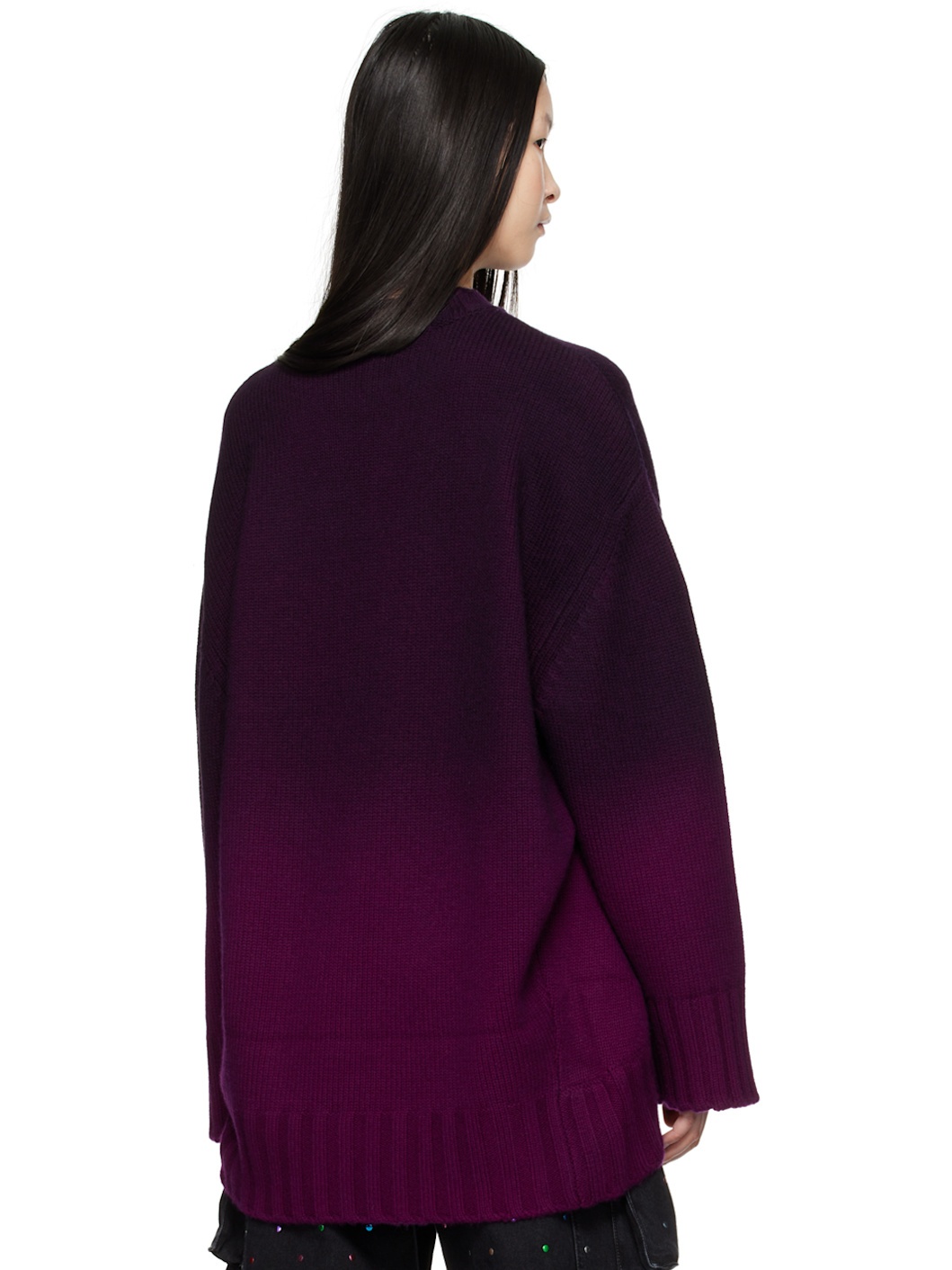 Purple Gradient Sweater - 3