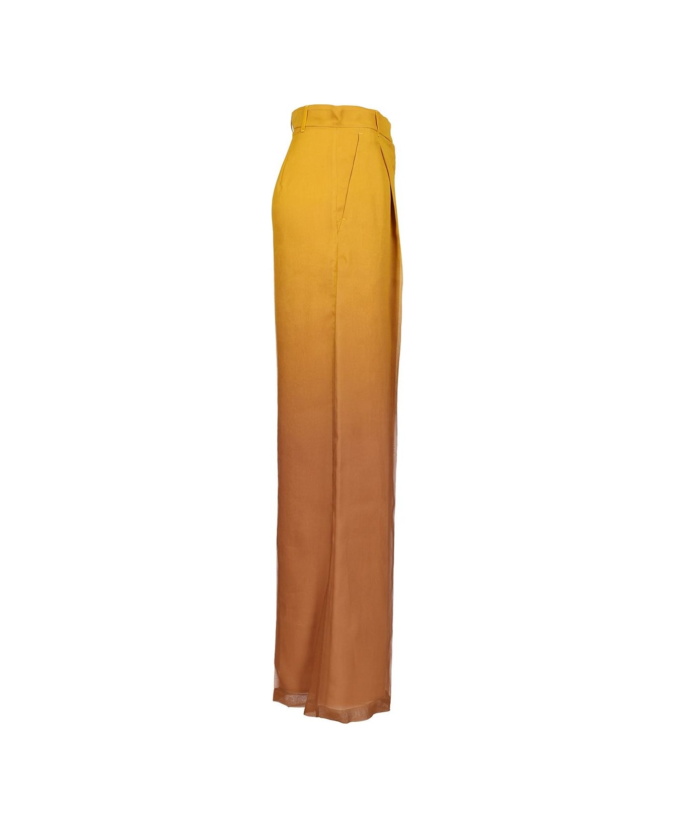 Baffo Wide Leg Pant Degrade' Silk Organza - 3