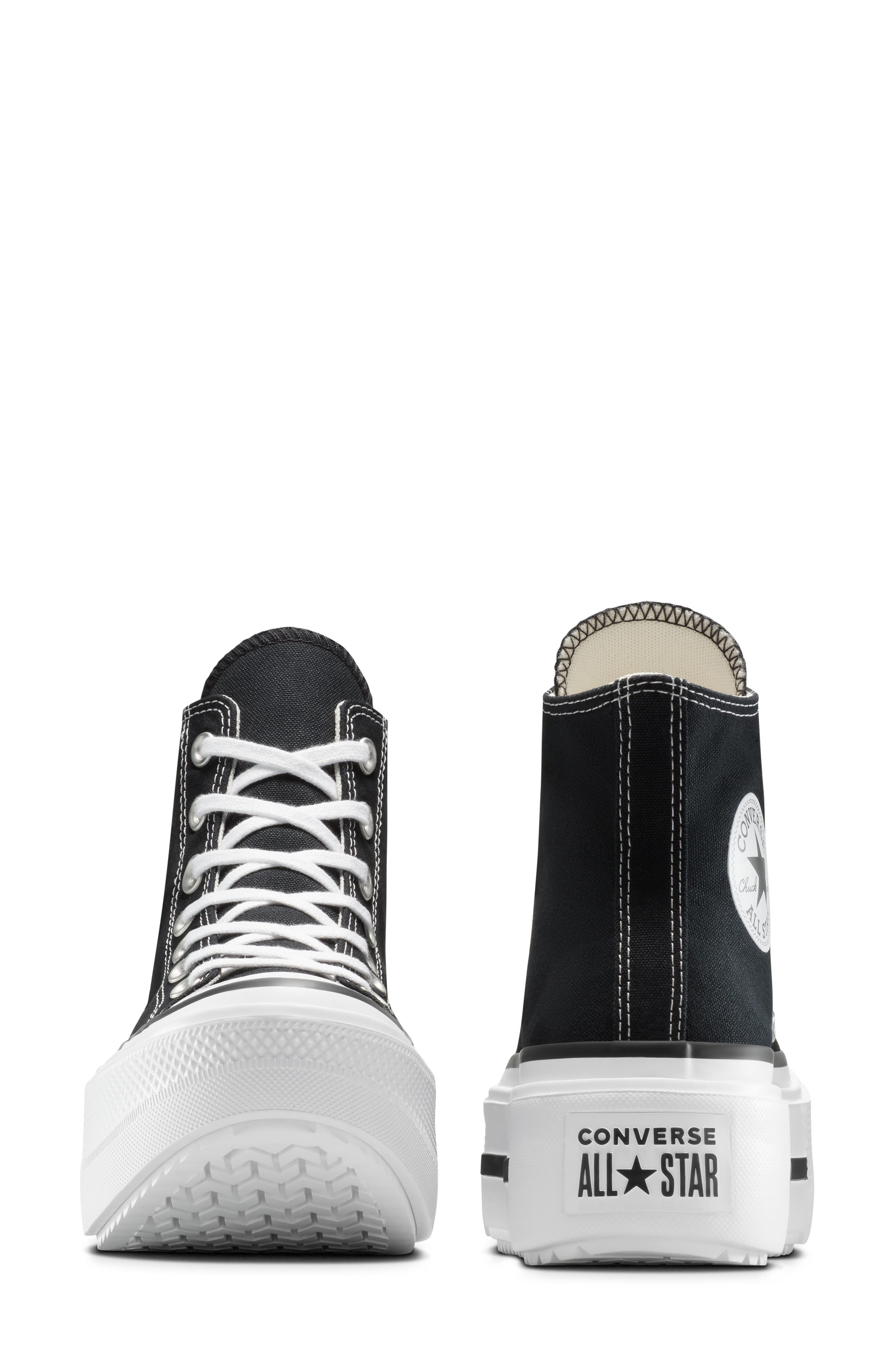 Converse Gender Inclusive Chuck Taylor All Star Lift Double Stack High Top Platform Sneaker in Black - 6