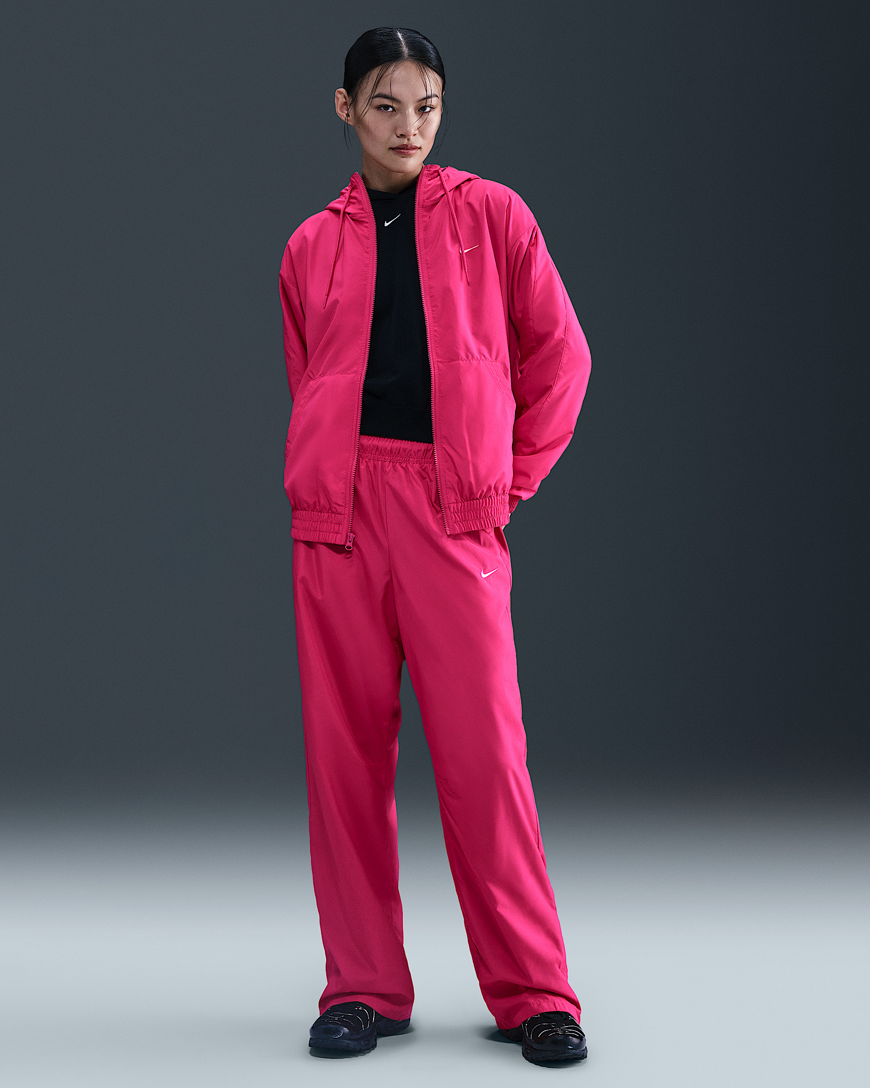 Nike Sportswear Classic Wovens Women's Loose UV Hooded Jacket - 4