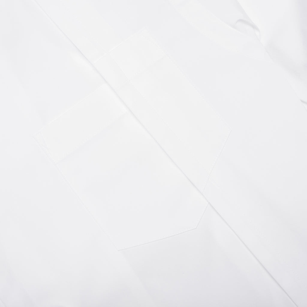 COTTON POPLIN SHIRT - OFF WHITE - 4