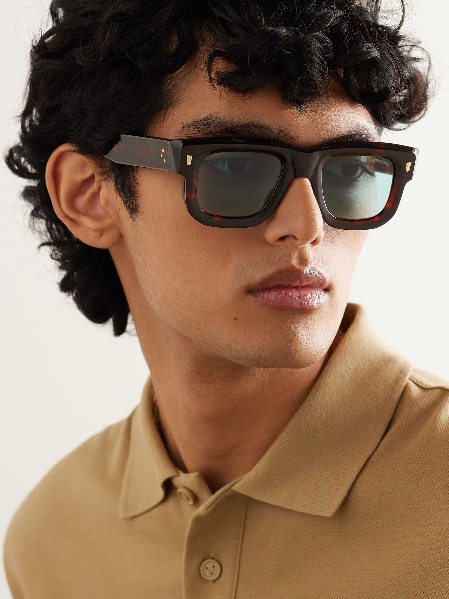 1402 D-Frame Tortoiseshell Acetate Sunglasses Tortoiseshell - 2