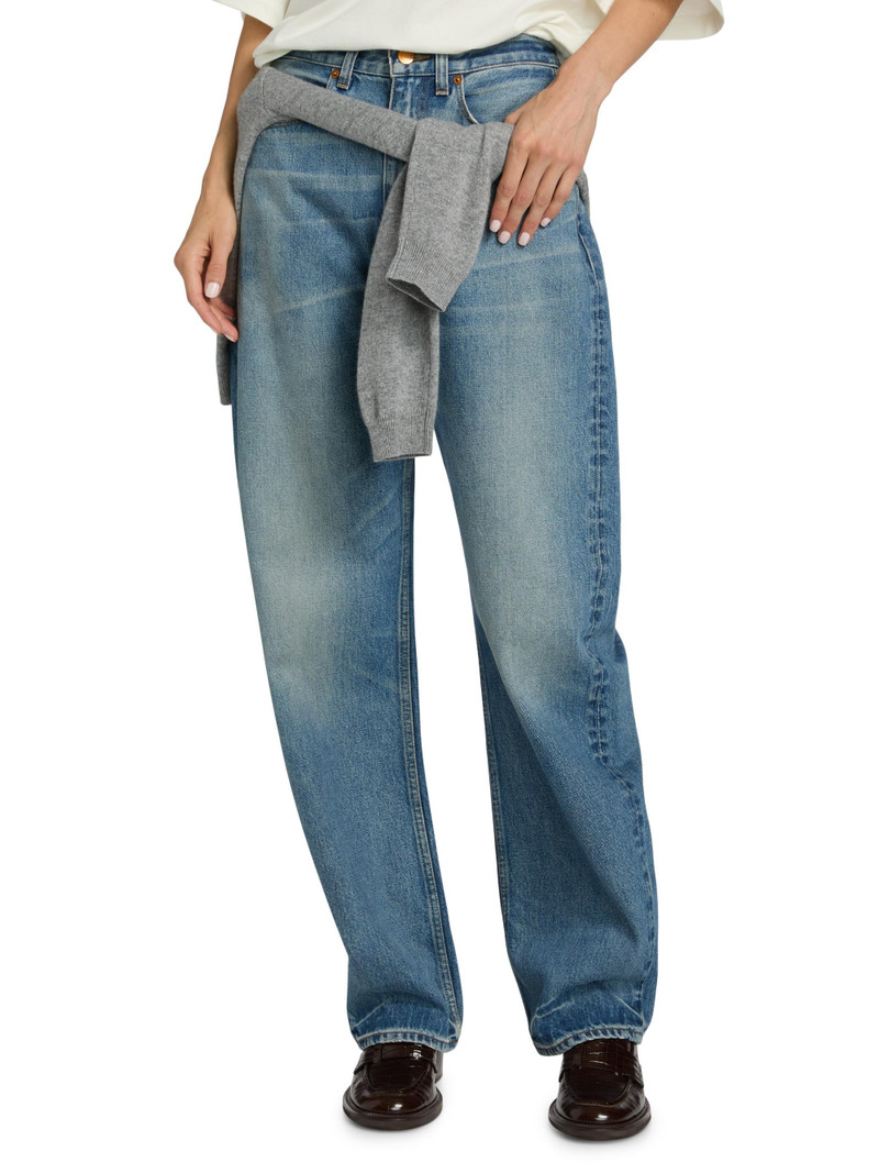 Women's The Fan Tapered Jeans - Borrego Indigo 3