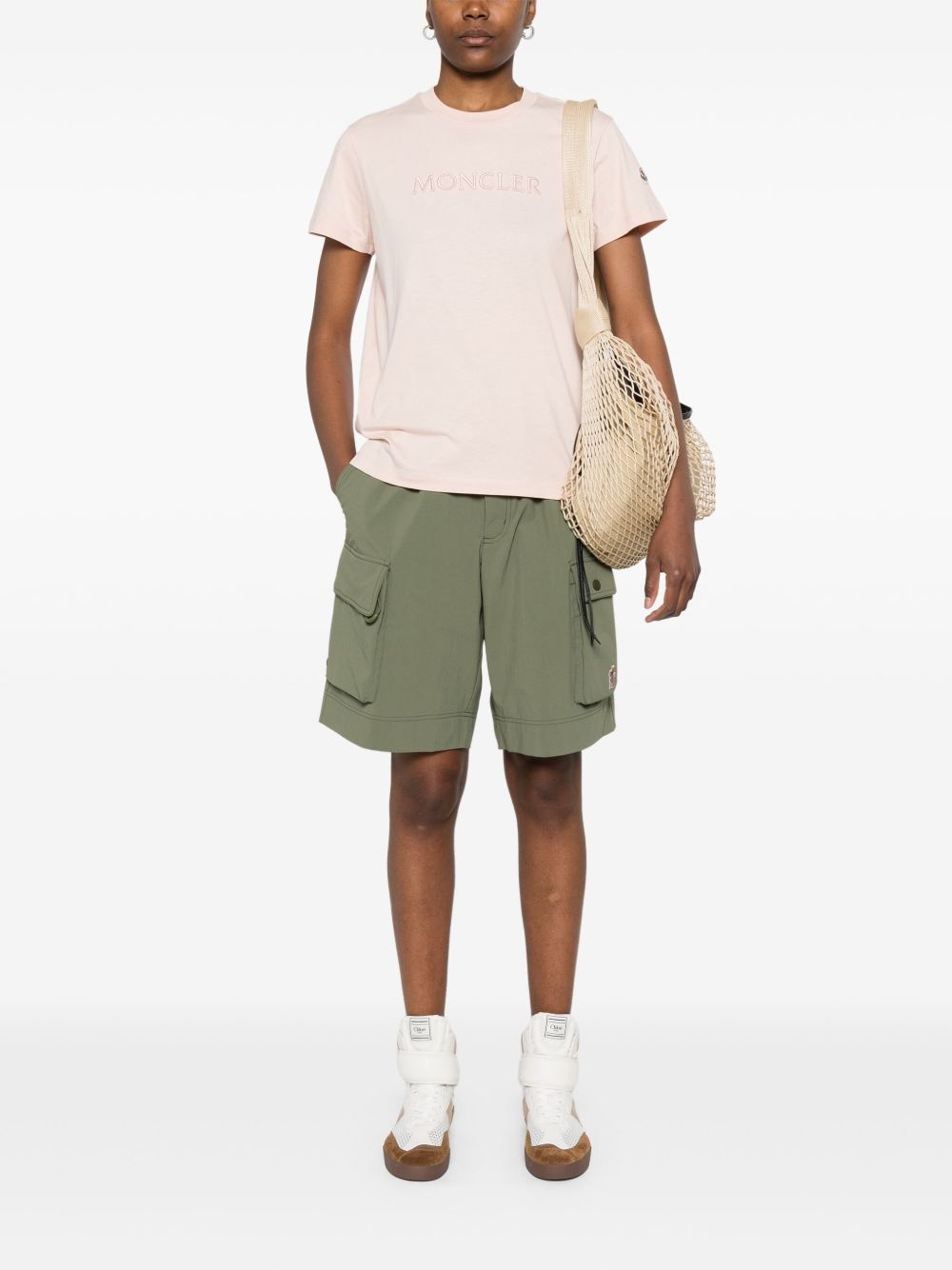 logo-embroidered T-shirt - 2