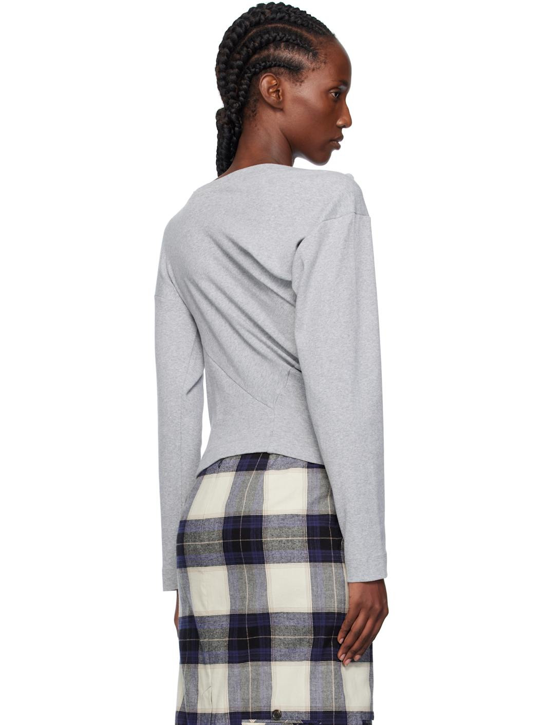 Gray LS Hebo T-shirt - 3