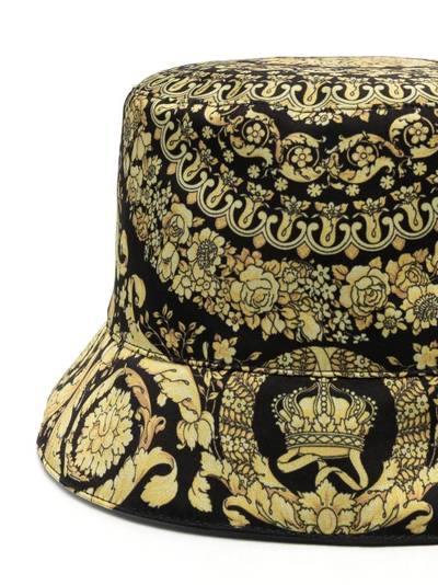 VERSACE baroque print reversible bucket hat outlook