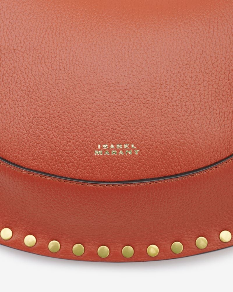 NAOKO GRAINY LEATHER SHOULDER BAG - 3