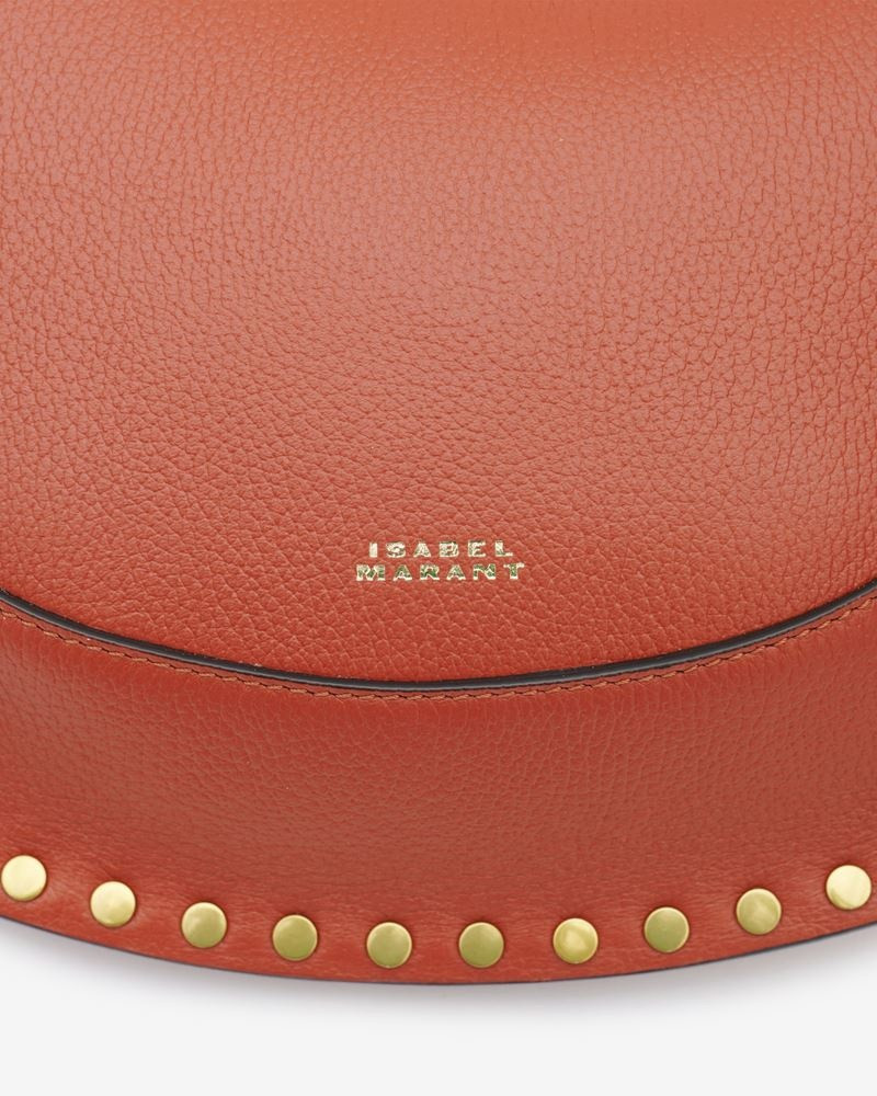 NAOKO GRAINY LEATHER SHOULDER BAG 3