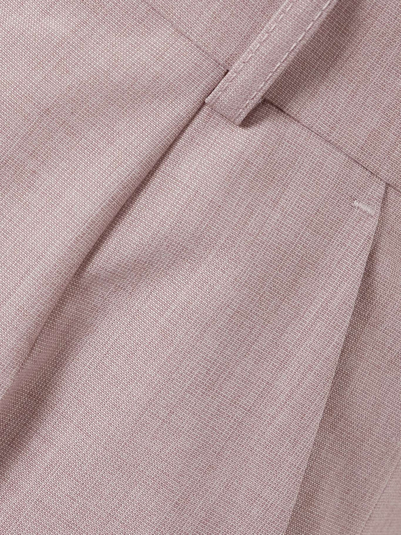 Pleated woven tapered pants 5