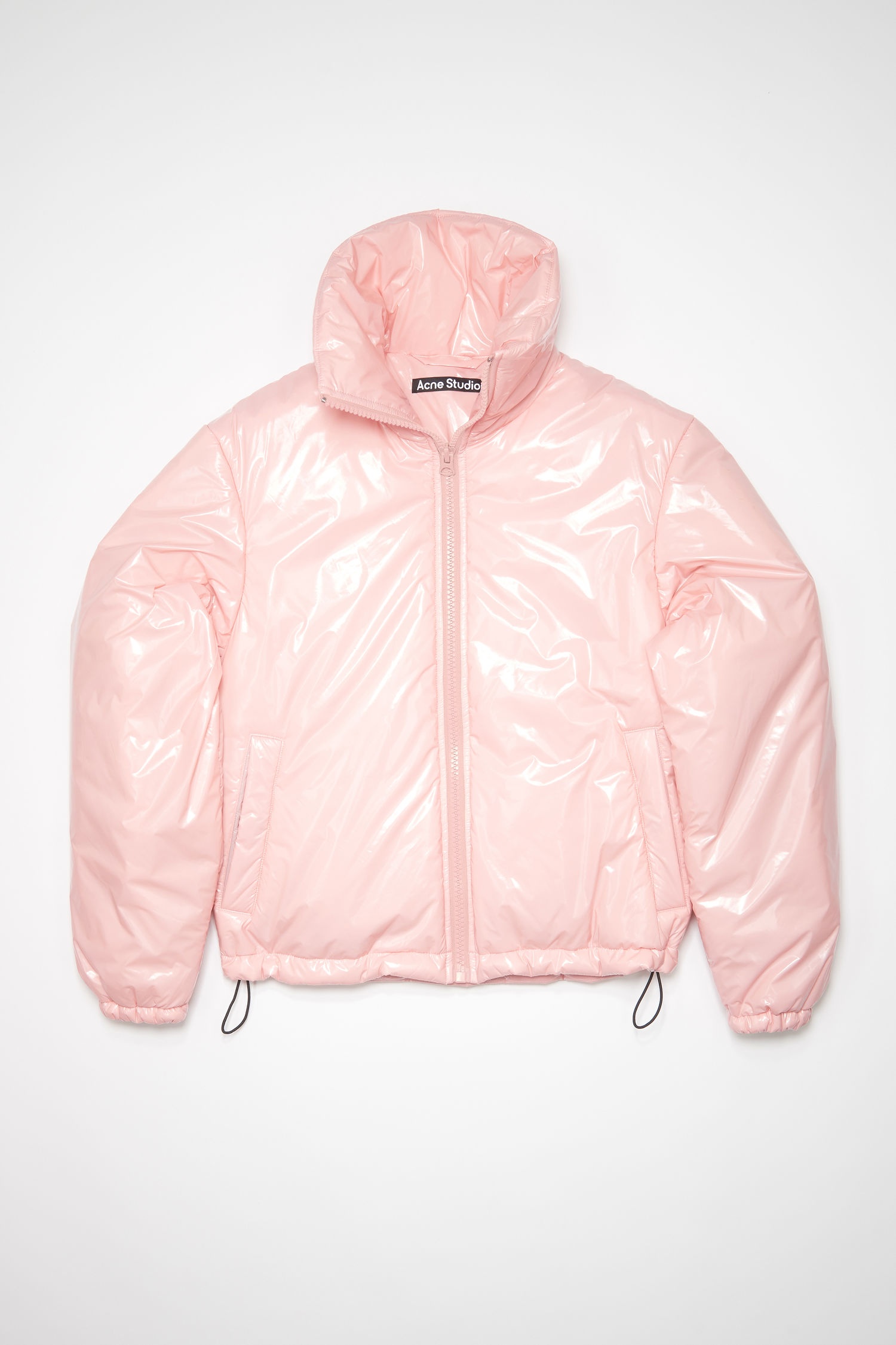 Nylon puffer jacket - Blush pink - 1