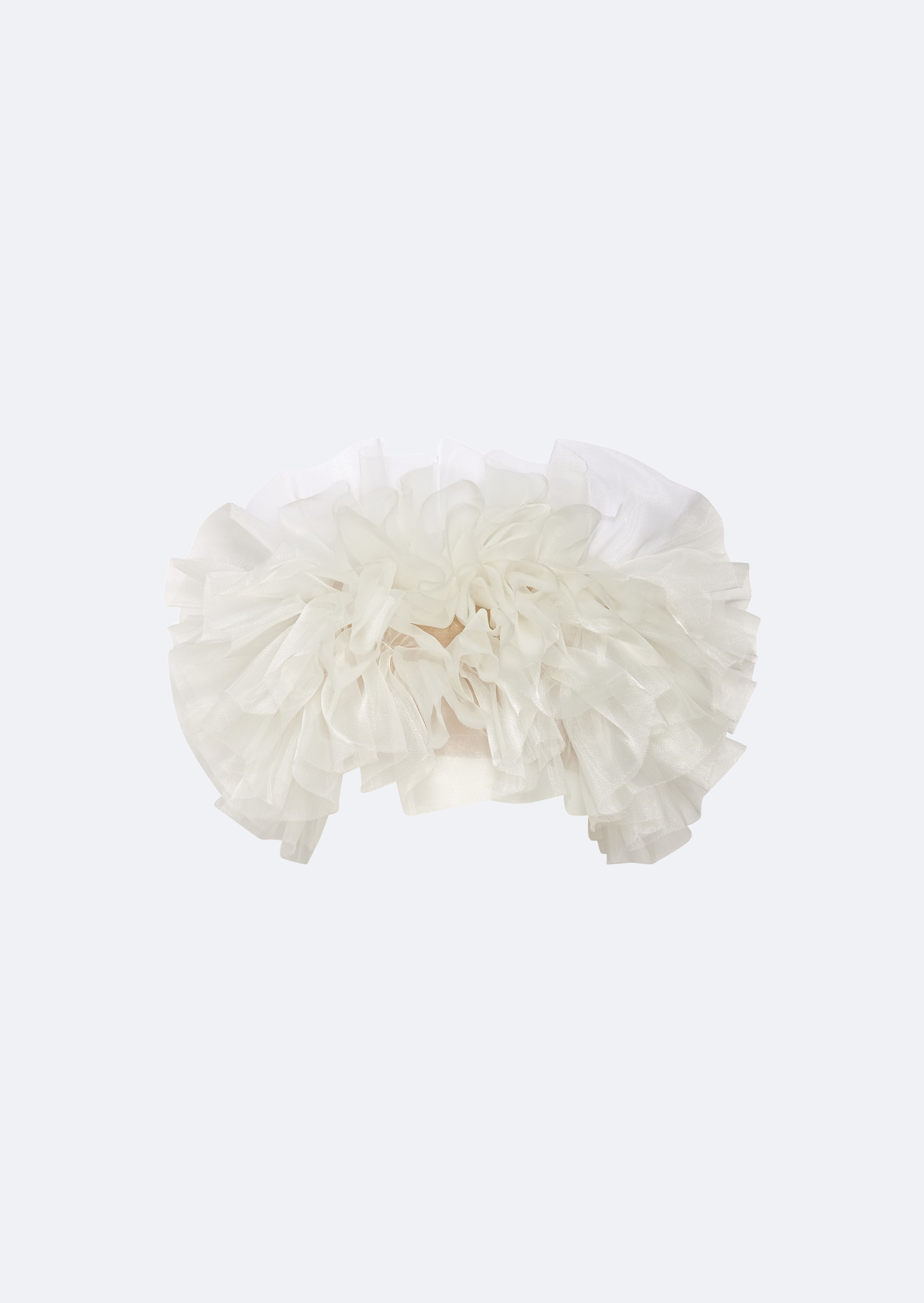 Ruffle Poof Bustier Top - 2