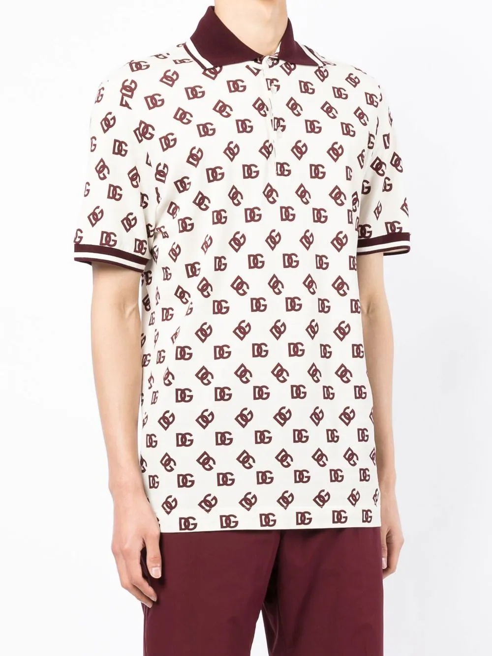 logo-print short-sleeved polo shirt - 3