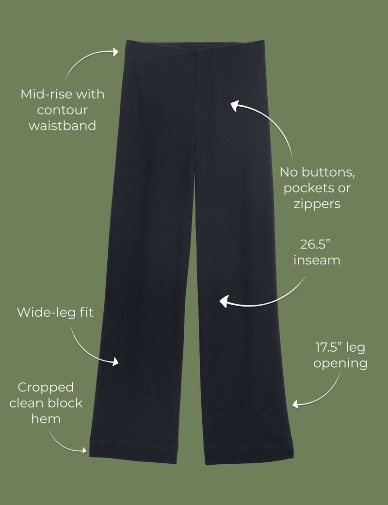 Wide-Leg Pull-On Jean - 1