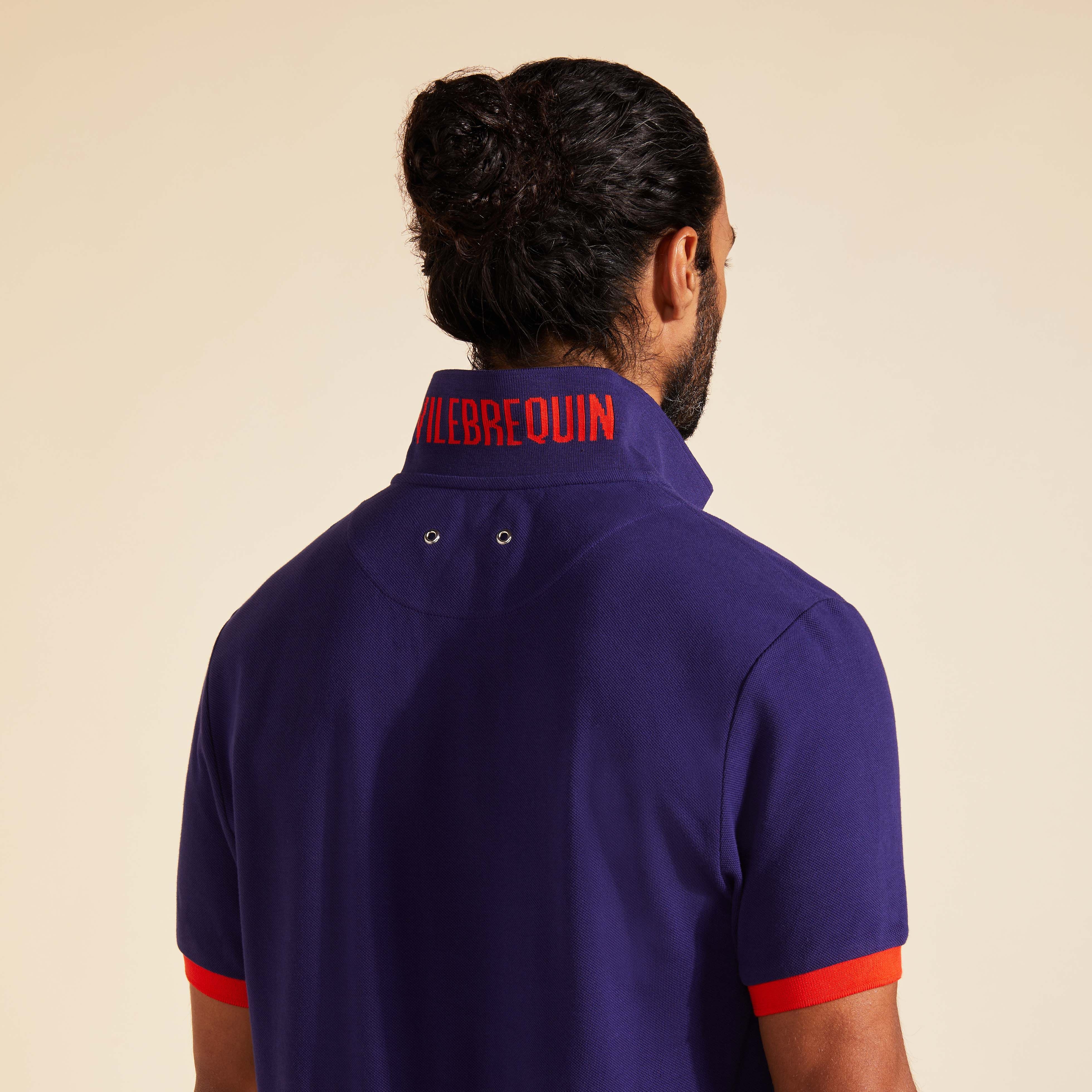 Men Cotton Polo Solid - 6
