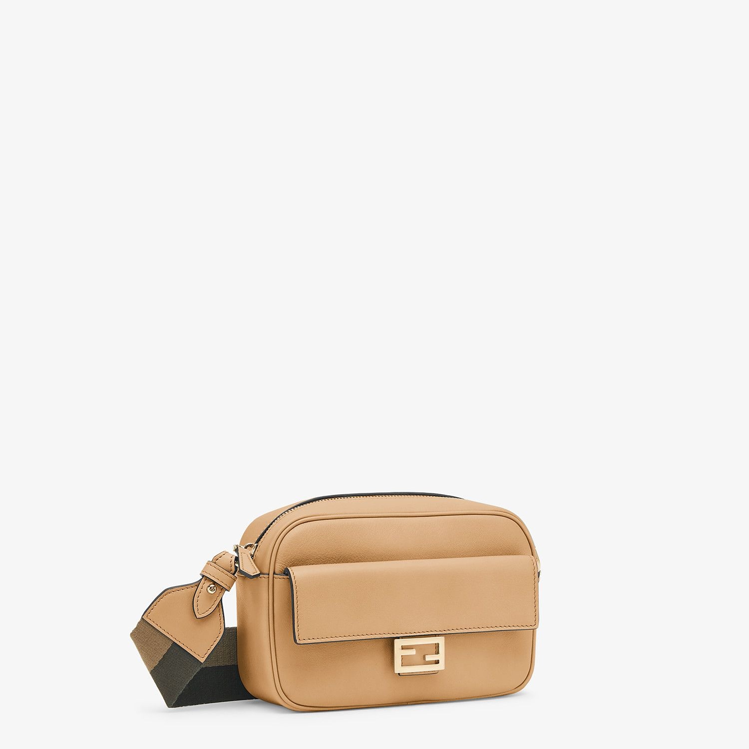 Beige leather mini-bag - 2