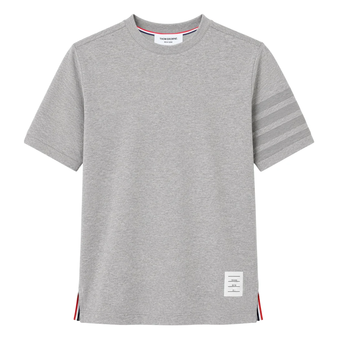 Short Sleeve Rib Cuff Tee - 1