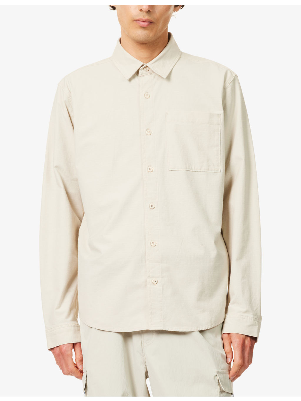 Nomader Patch-Pocket Cotton-Blend Shirt - 3