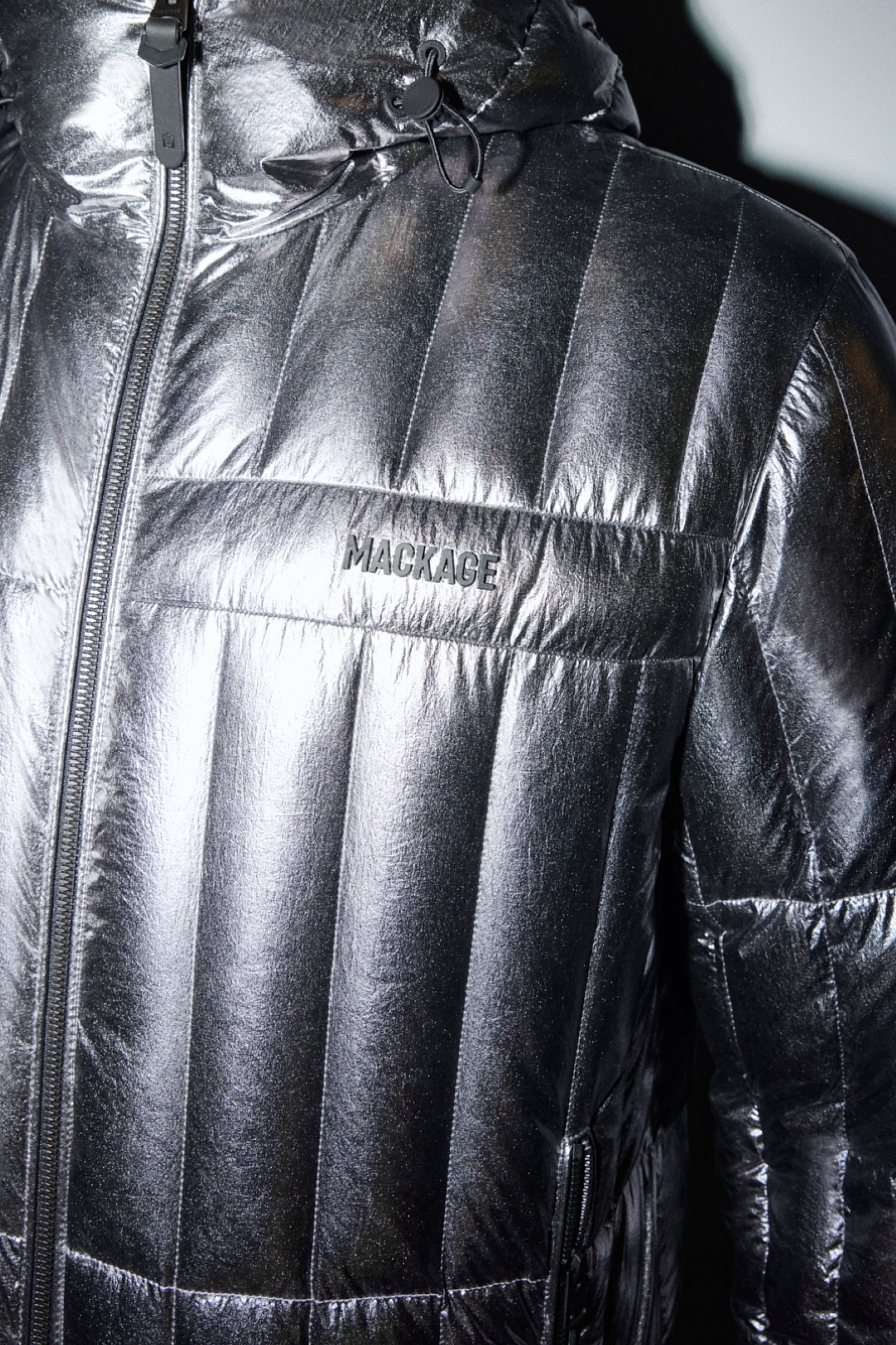 PHILIP-M Metallic Laminate Light Down Jacket - 2