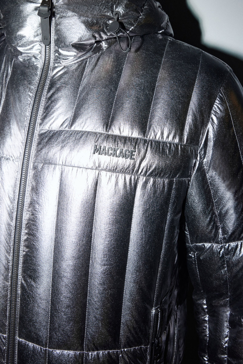 PHILIP-M Metallic Laminate Light Down Jacket 2