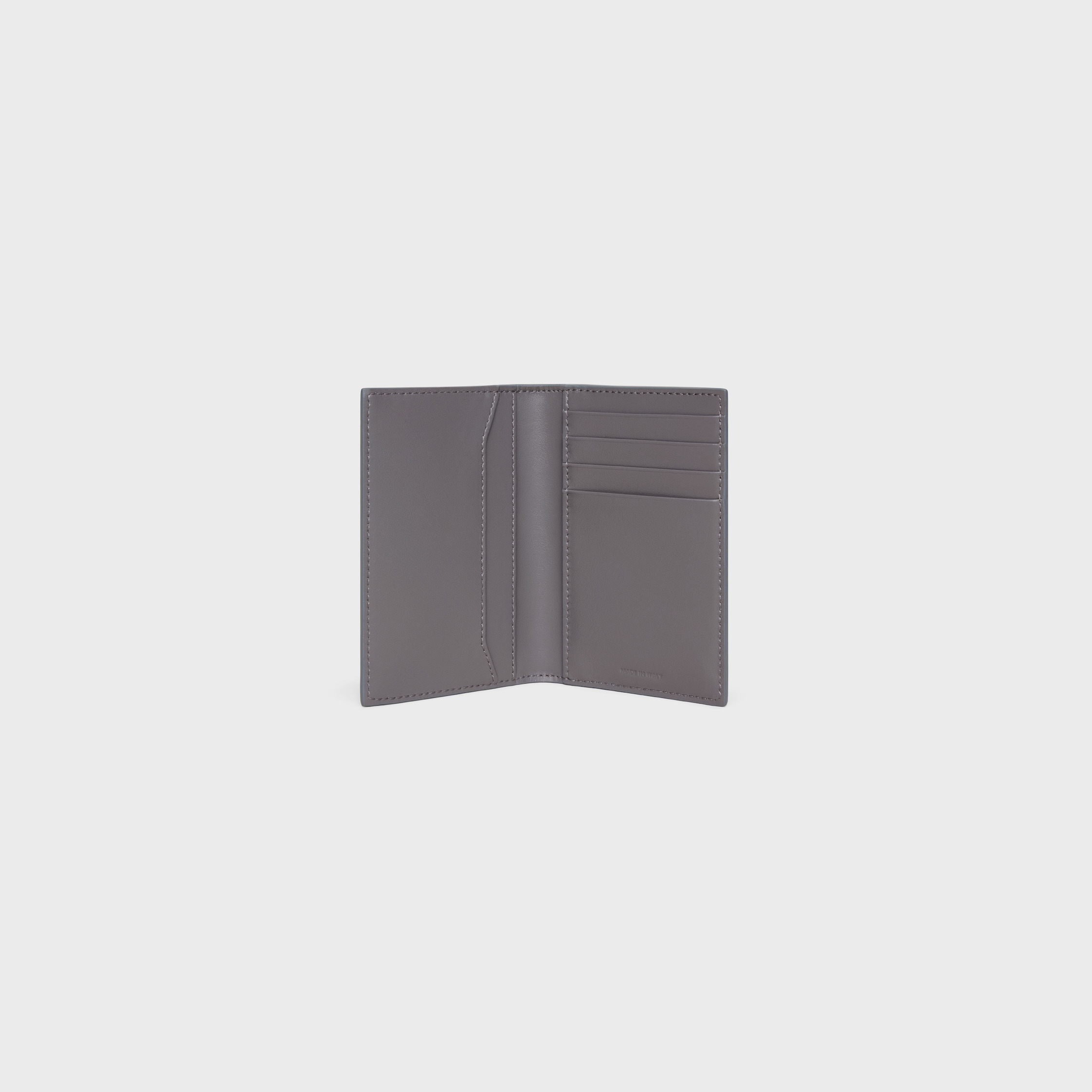 VERTICAL CARD HOLDER IN GRAINED CALFSKIN - 4