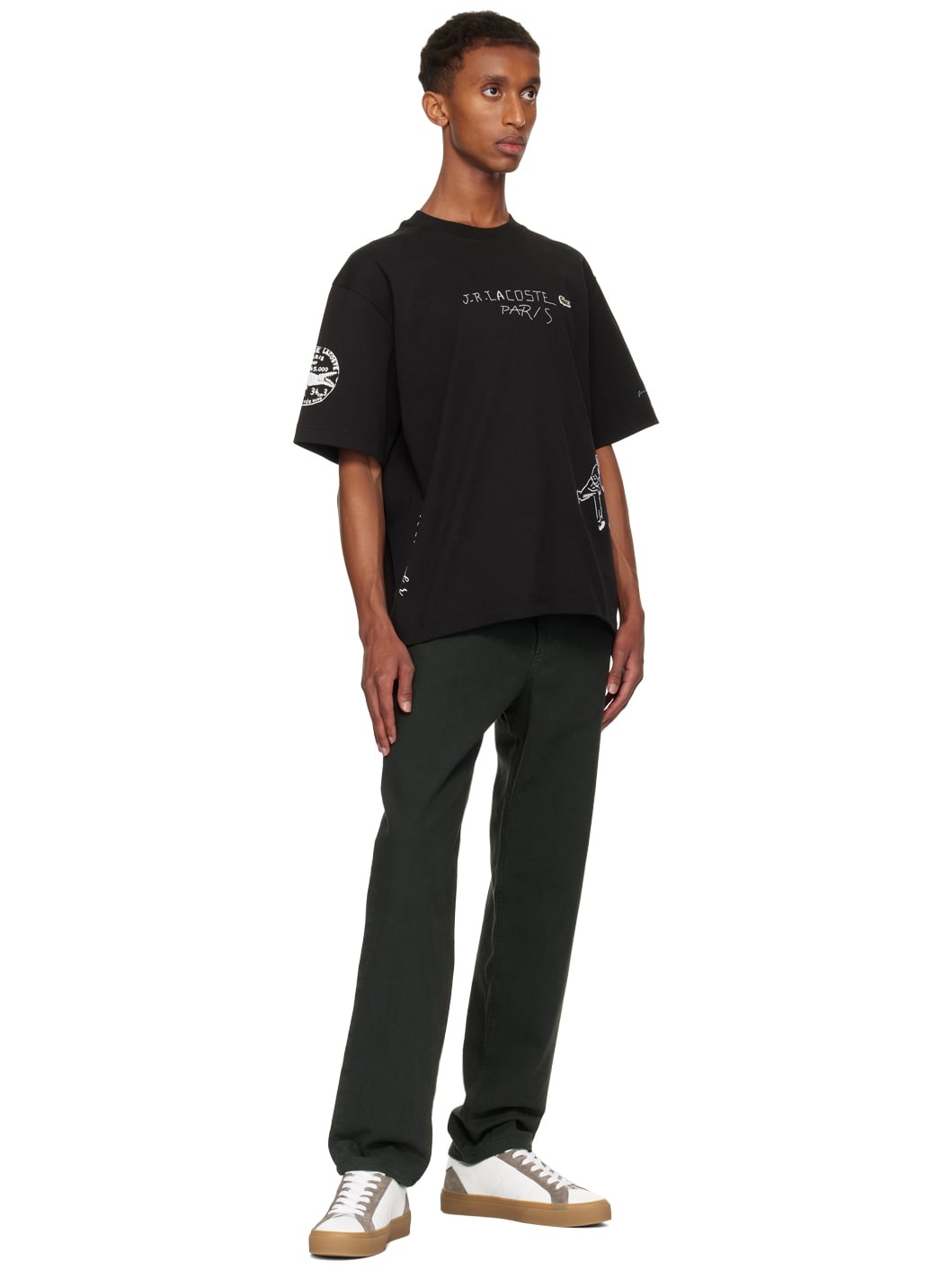Black Loose Fit T-shirt - 4