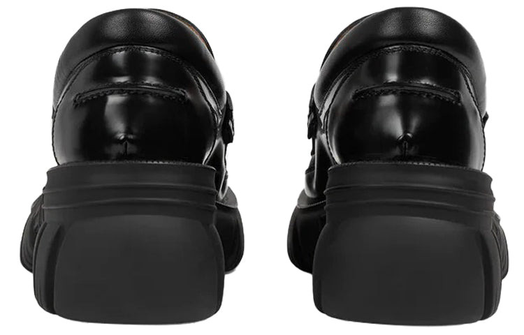 (WMNS) Gucci Loafer with Horsebit 'Black Leahter' 656869-DKSD0-1000 - 4