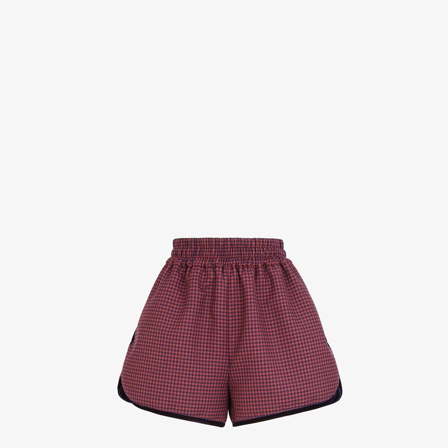 Check wool shorts - 1