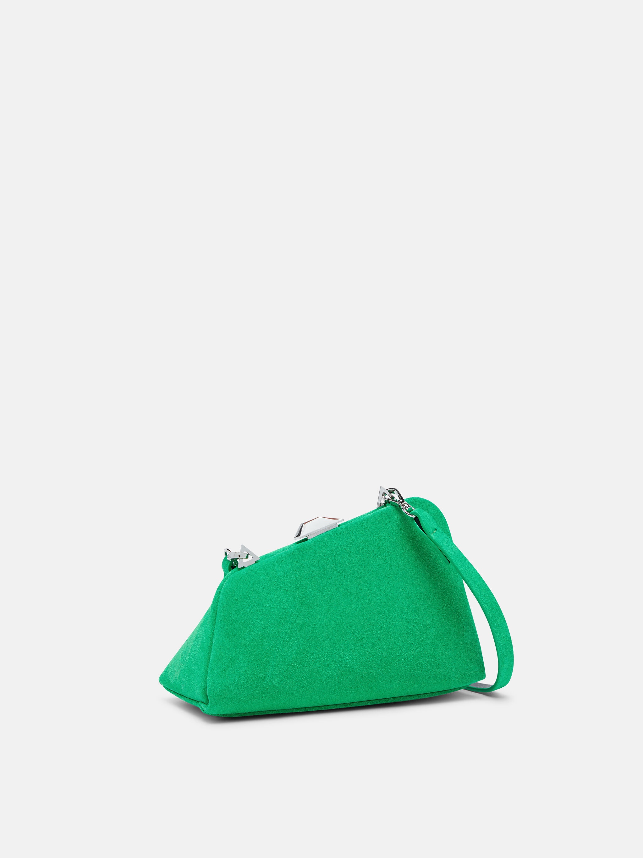 ''MIDNIGHT'' FLUO GREEN MINI CLUTCH - 2