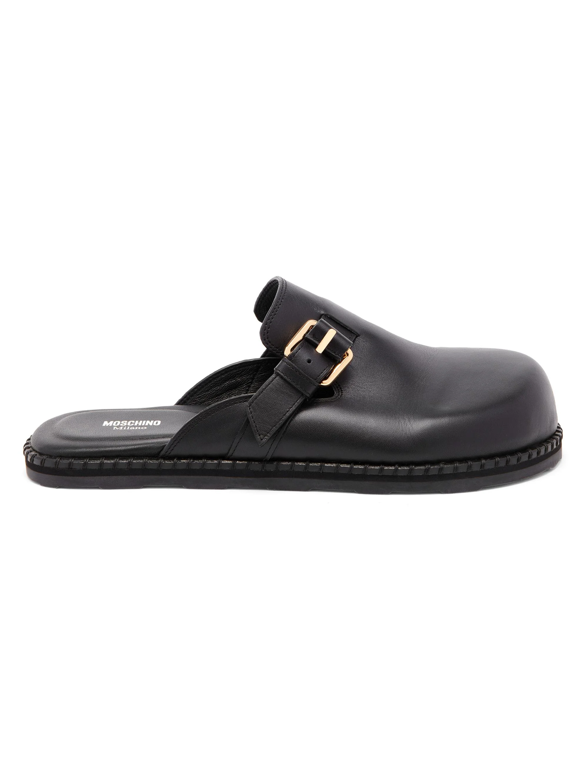 Men's Sabot Slip-On Shoes - Black - 1