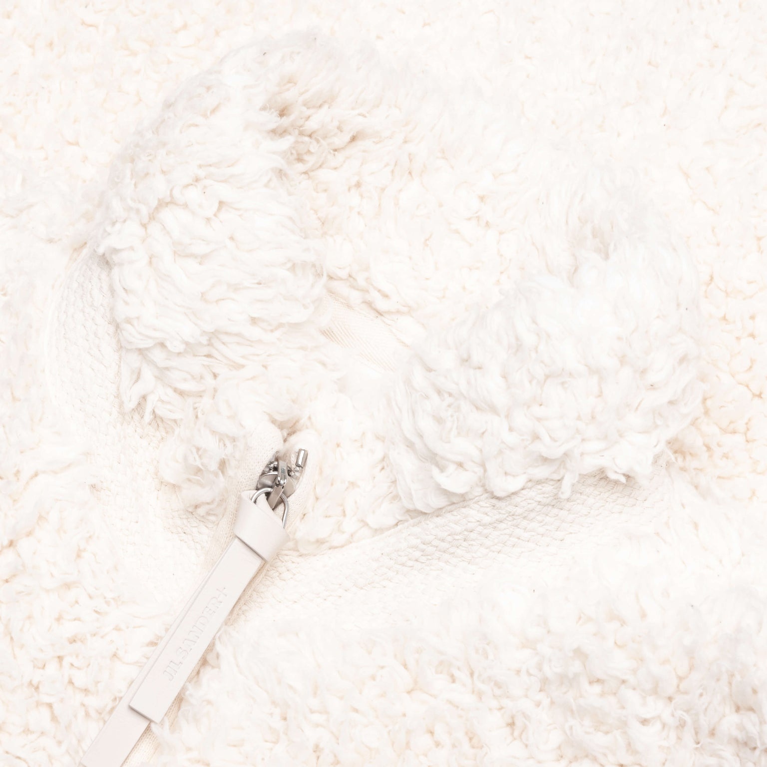 COTTON FLEECE JACKET - EGGSHELL - 3