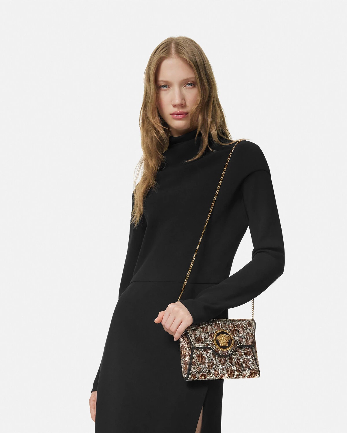 Crystal Leopard La Medusa Clutch - 4