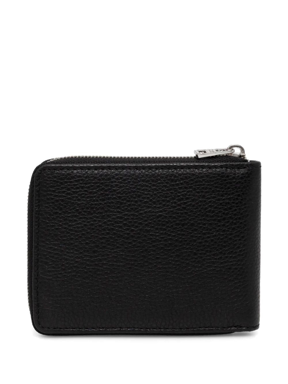 logo-print leather wallet - 2