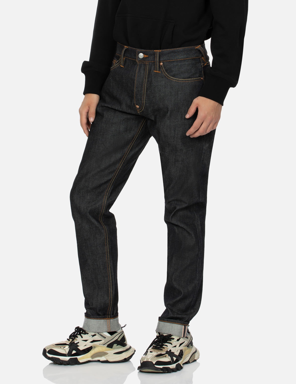 Godhead and Kamon Daicock print Carrot Fit Jeans #2017 - 4