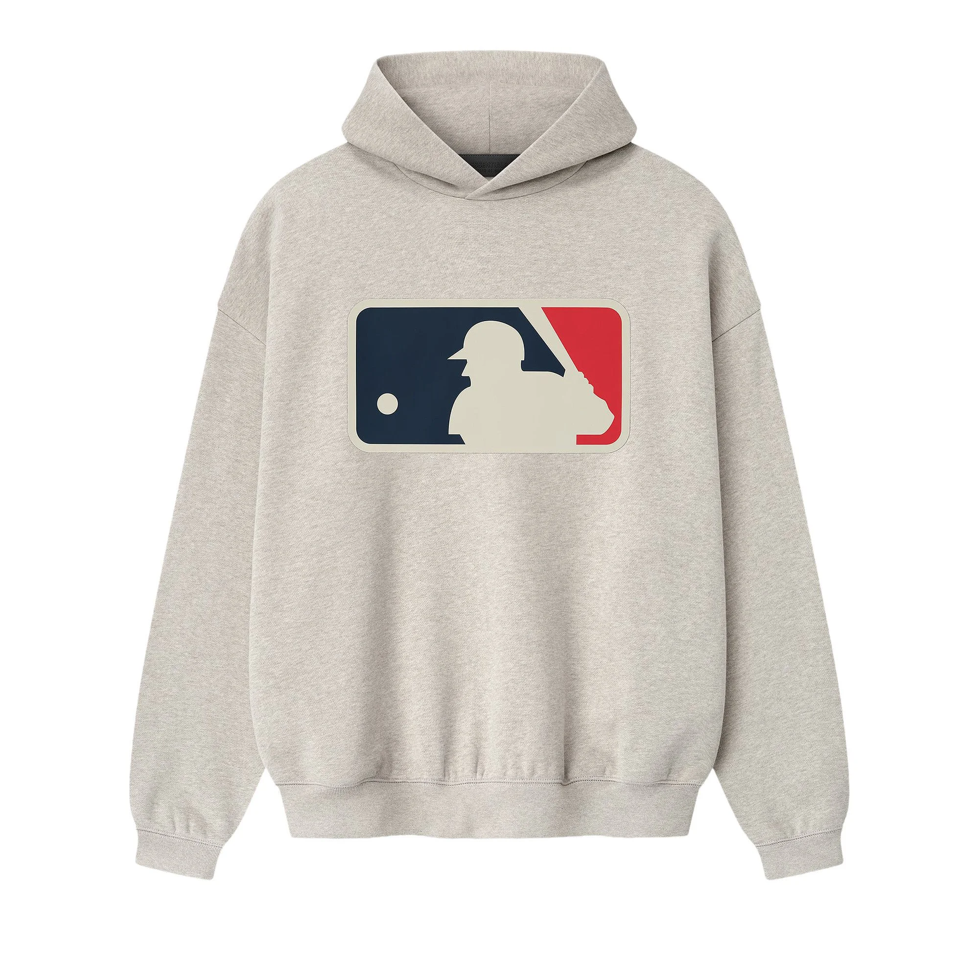 Fear of God Essentials MLB Sport Hoodie 'Heather Stone' - 1
