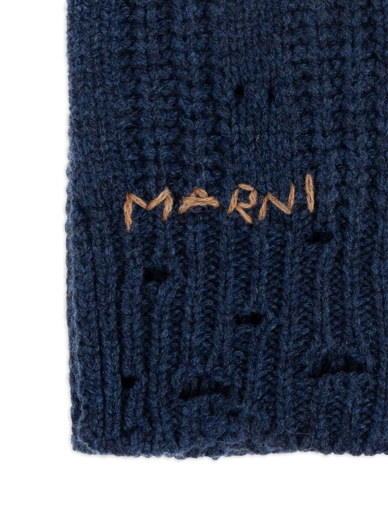 Marni chunky-knit scarf outlook